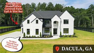 Living In Dacula, GA | Luxury New Construction Home | Home Tour | Gated | Atlanta New Homes