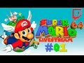 Super Mario 64 Livestream Pt 1 (Mario Homicida)