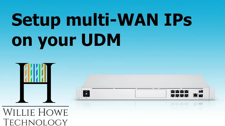 UniFi UDM - Setup multiple WAN IPs and port forwarding