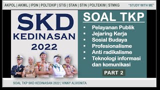 PREDIKSI SOAL SKD KEDINASAN DAN CPNS 2022 | BOCORAN SOAL TKP SKD PART 2