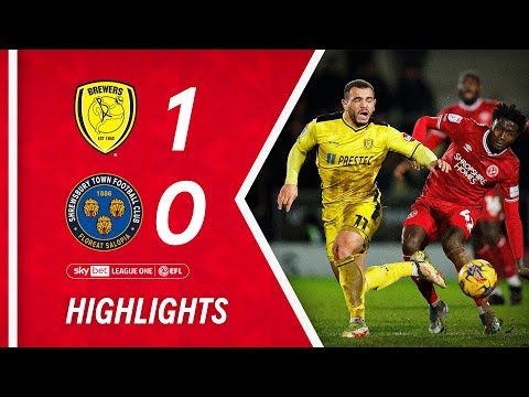 Burton Shrewsbury Goals And Highlights