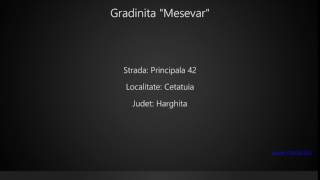 Gradinita Mesevar Cetatuia
