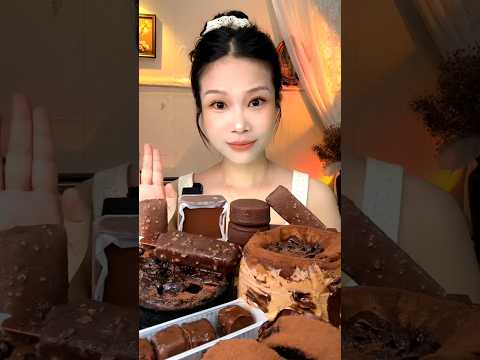 ASMR Chocolate Feast Cake Bars Truffles P1 Mukbang Asmr Chocolate