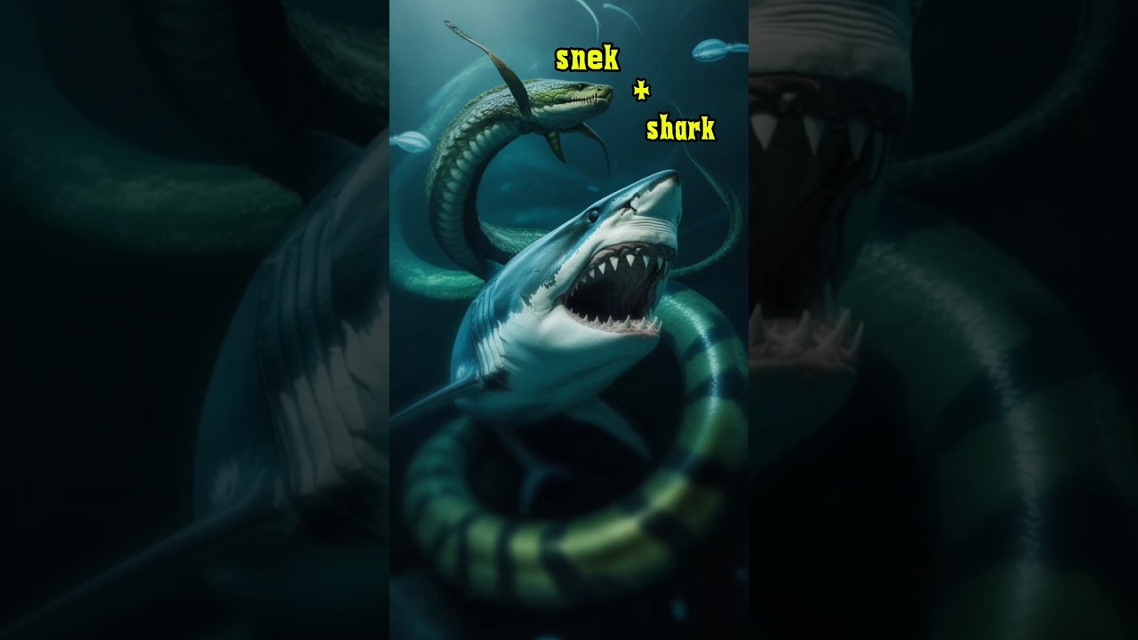 MIND-BLOWING snek+shark FUSIONS Pt. 1