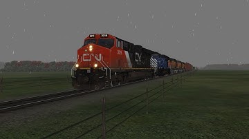 Open Rails: BNSF train with foreign power | D.C