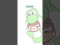【にじさんじ】口から声を出したらヨッシーになった戌亥とこ【手書き切り抜き/かわいい】#shorts