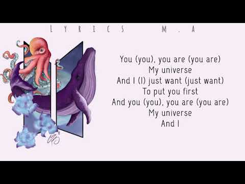Coldplay X BTS - My Universe [Pronunciación] // EASY LYRICS | Fácil Pronunciación | Lyrics