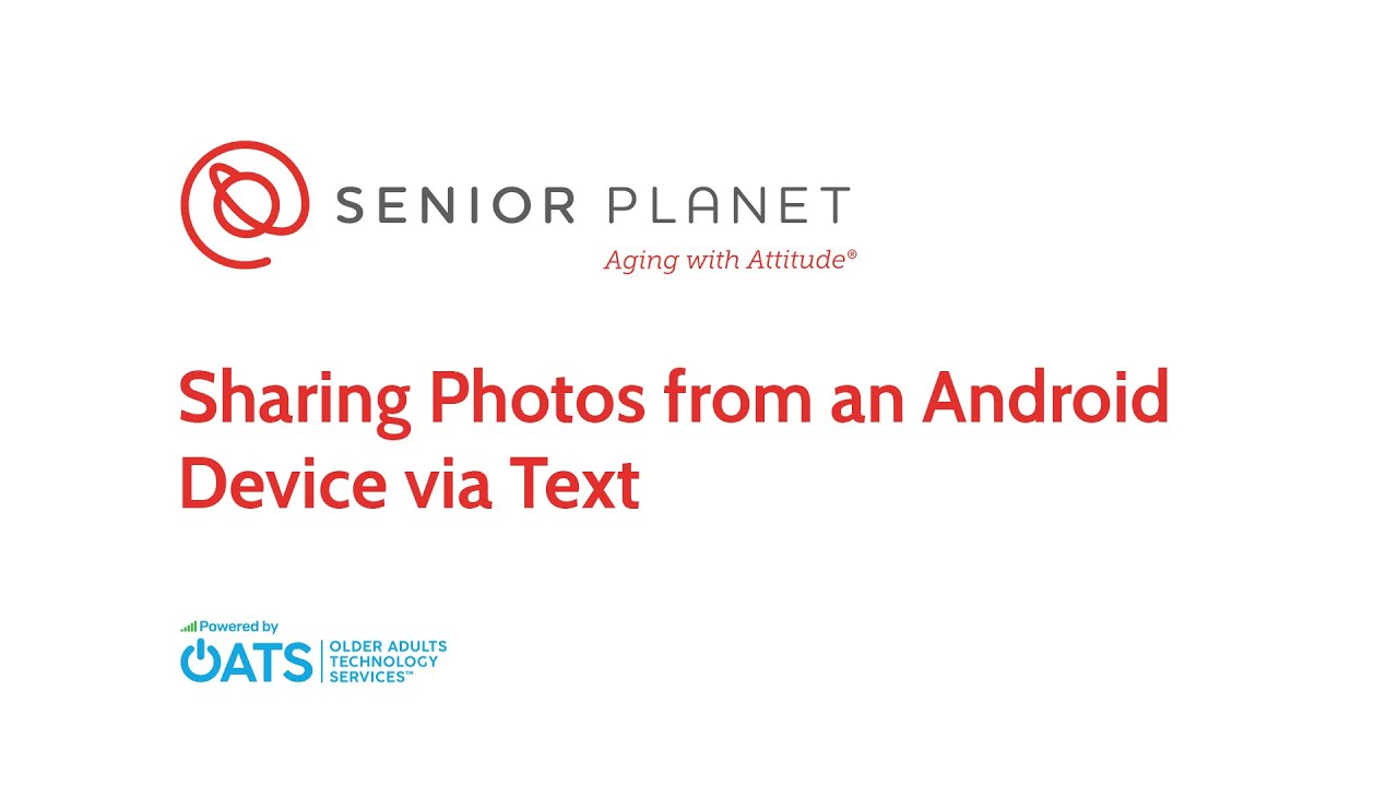 Sharing Photos from an Android Device via Text