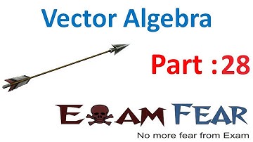 Maths Vector Algebra part 28 (Example Vector Cross Product) CBSE class 12 Mathematics XII
