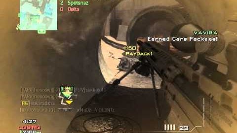 MW3  Quad feed with the MSR - DropZone On Hardhat