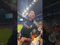 Jude Celebrating With Real Madrid Fans Last Night Iconic UCL