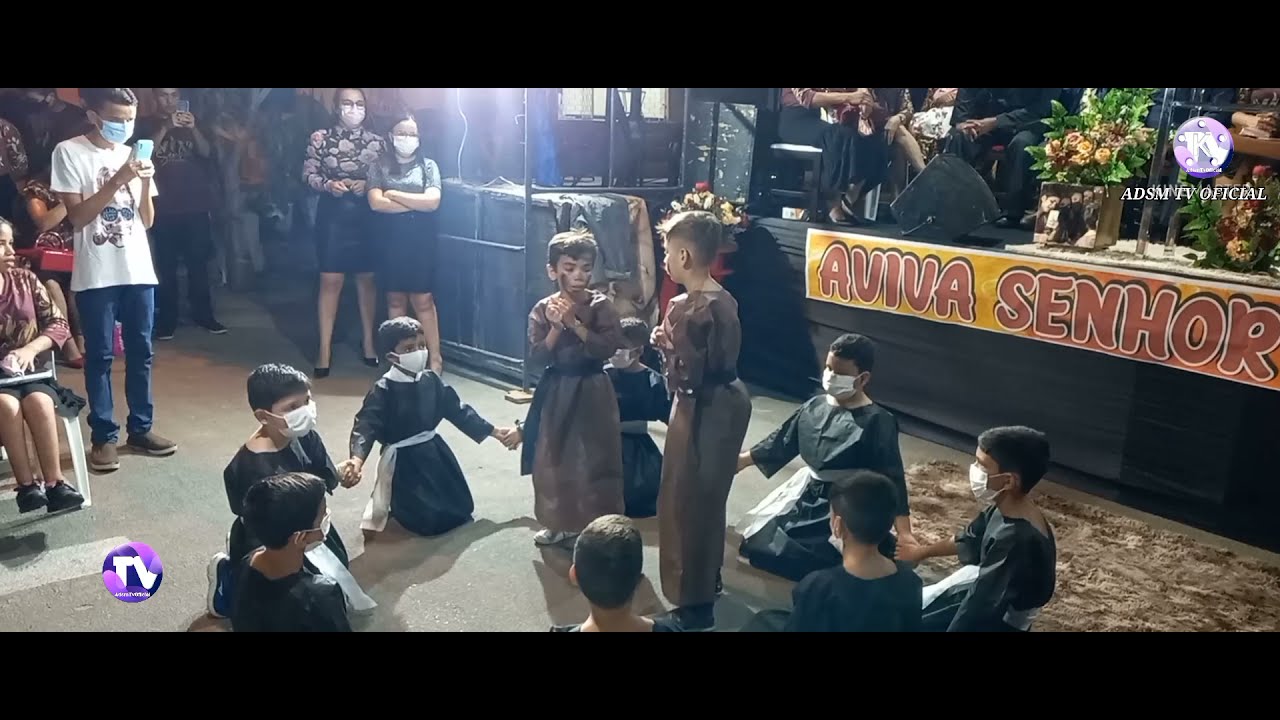 Coreografia Infantil, Paulo e Silas. AVIVA  AD. Coronel João Pessoa-RN