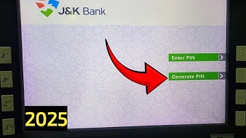jk bank pin generate 2025 | jk bank atm pin change | jk bank pin reset kaise kare #jkbank #jkbankatm