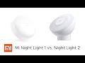 Xiaomi Mi Night Light vs Mi Night Light 2 - představení, srovnání