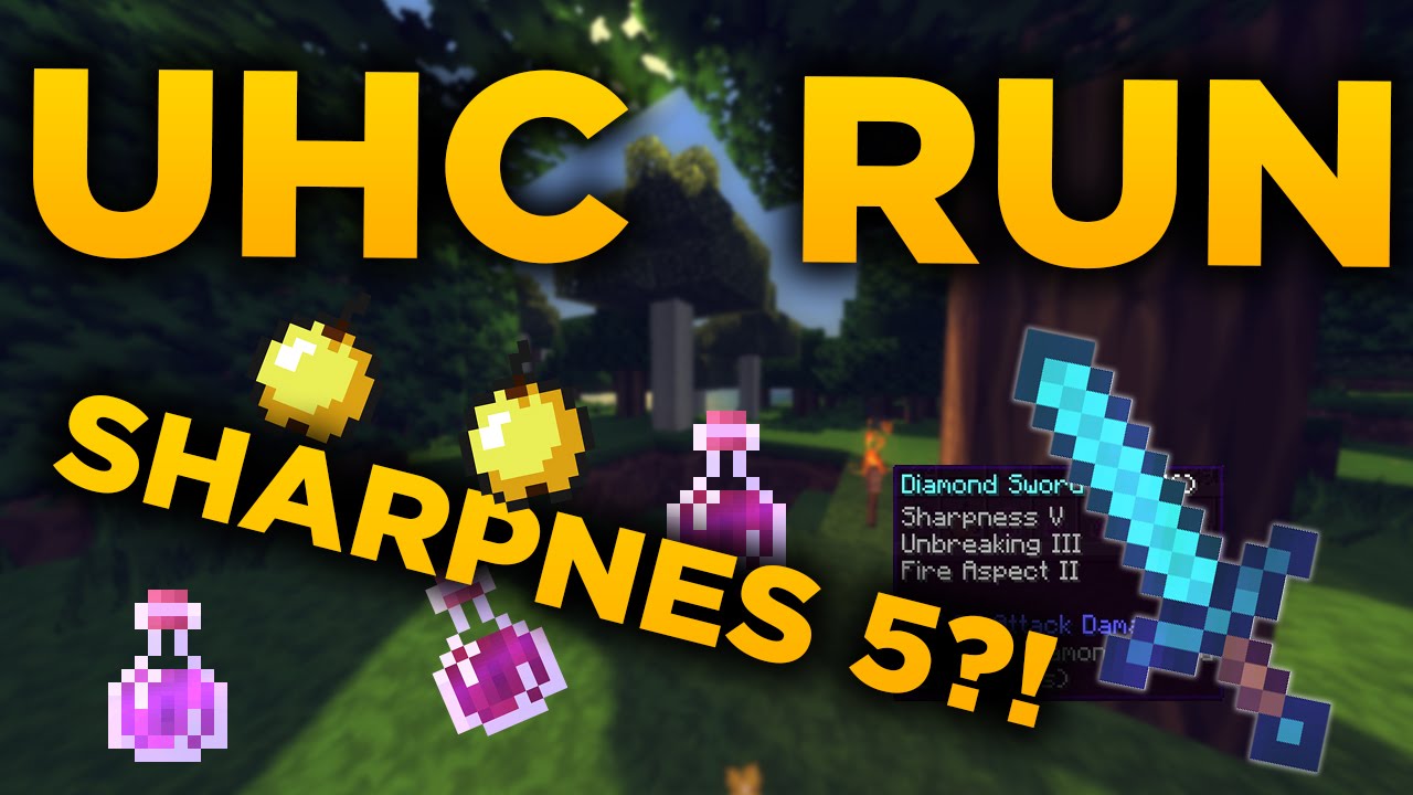 Minecraft UHC Run | Sharpness 5?! - YouTube