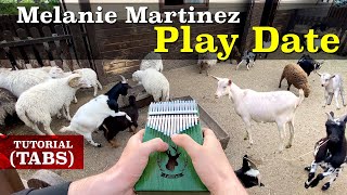 Melanie Martinez - Play Date | Kalimba Cover with Tabs ♡ Resimi