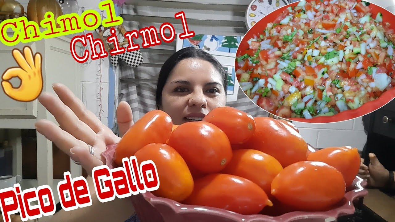 Como hacer CHIMOL o PICO de GALLO👍Delicioso hoy tenemos Carne Azada 🇸🇻
