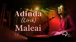 Maleai  Adinda lirik