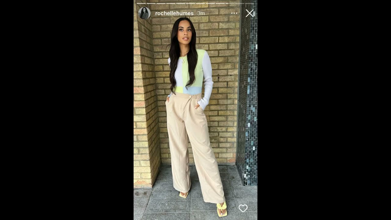 Rochelle Humes Rocks Peachy Trend with £18 T shirt  Pantone declared 'Peach fuzz' the color of the