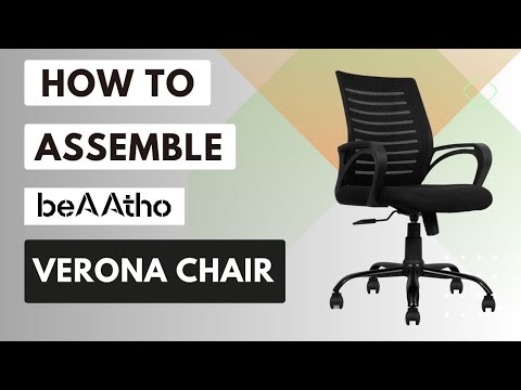 beAAtho Verona Mesh Mid Back Office Revolving Chair Assembly