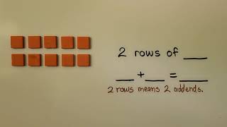 2nd Grade Math 3.11, Repeated Addition of Equal Groups