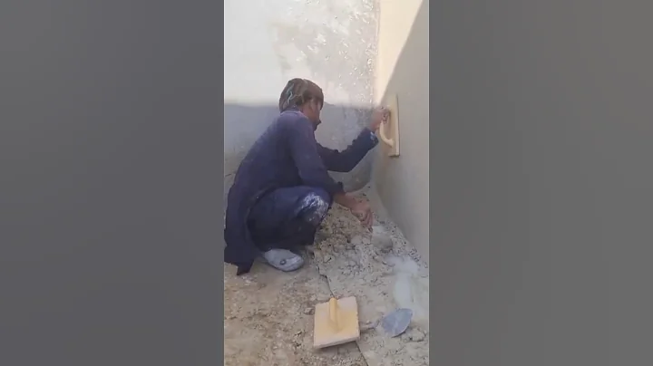 plaster tips👍 #construction ##skills #amazingshorts #plaster #satisfying #shorts #cement