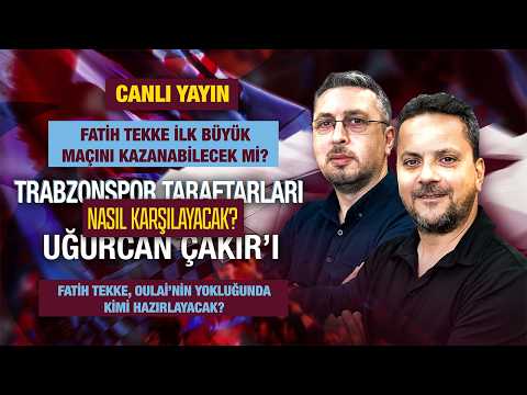 Oulai'nin yokluğunda Fatih Tekke, kimi hazırlayacak? - SAHA KENARI CANLI YAYIN