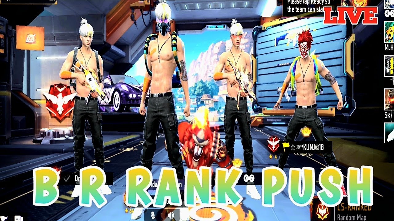 Rank PUSH || Garena Free Fire || Duo Gamz || LIVE - YouTube