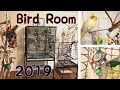 BIRD ROOM TOUR!!