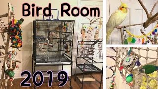 BIRD ROOM TOUR!!