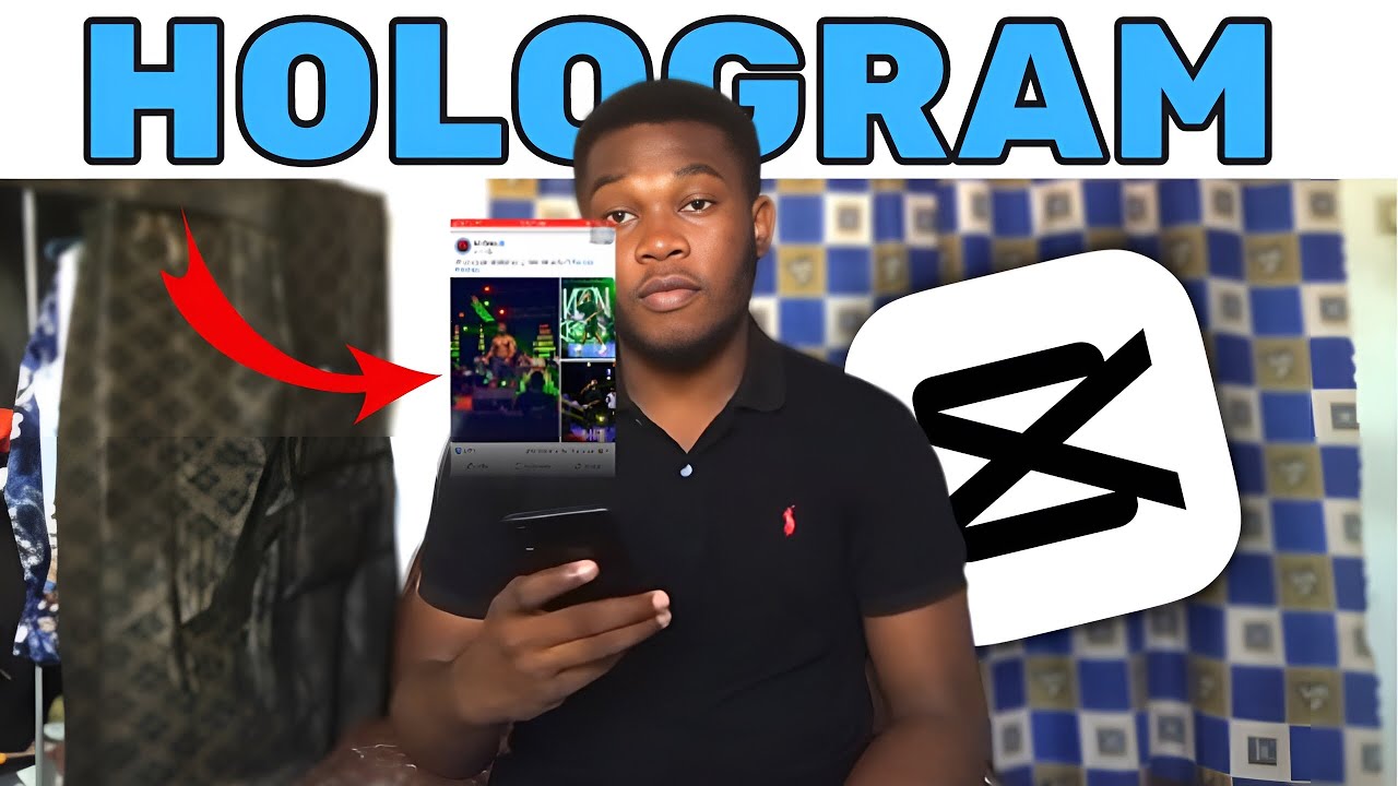 How to create HOLOGRAM Effect in CapCut