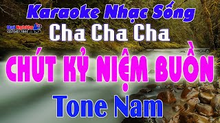 ✔️ Chút Kỷ Niệm Buồn Karaoke Tone Nam Cha Cha Cha Cực Hay || Beat 2021 || Karaoke Đại Nghiệp