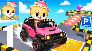 🚗 Chiitan Crazy Parking - Draw Lines and Solve Parking Puzzles (Gameplay Walkthrough) screenshot 1