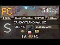 7.4⭐maliszewski | tofubeats - CANDYYYLAND ft. LIZ [Boxart Wongline: FOREVER]+HD 98.37% FC #1 | 540pp