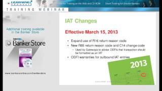 Mastering the ACH Rules 2013 in Review & The Future  Sample