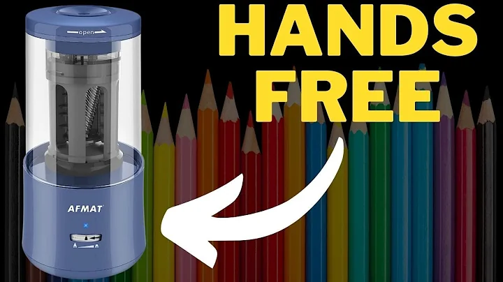 EASIEST way to SHARPEN YOUR PENCILS - Afmat Pencil Sharpener Review