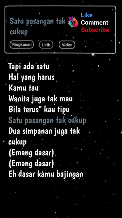 Emang dasar | lyric version - wali