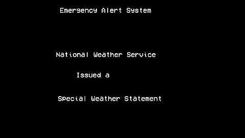 EAS Special Weather Statement (EAS #10)