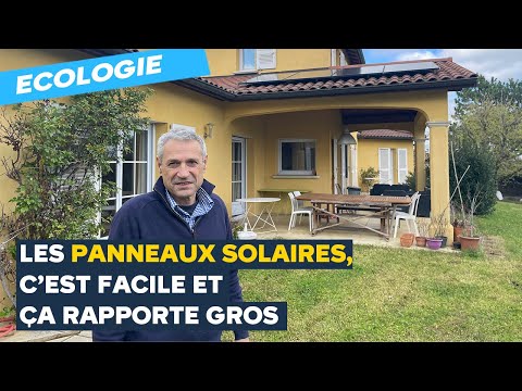 Il économise des centaines d'euros de facture par an grâce à ses panneaux solaires !