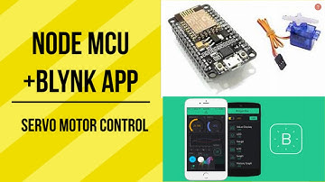Control Servo Motor with App|Node Mcu+Blynk Tutorial|