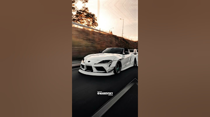 SEE YOU! TOYOTA SUPRA MK5 TARGA LIBERTY WALK BUDDA SE7EN