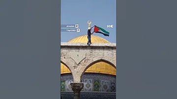 Palestinians Protests At Al Aqsa Mosque After Friday Prayers 