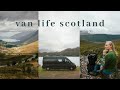 Van life on the west coast of scotland with a baby