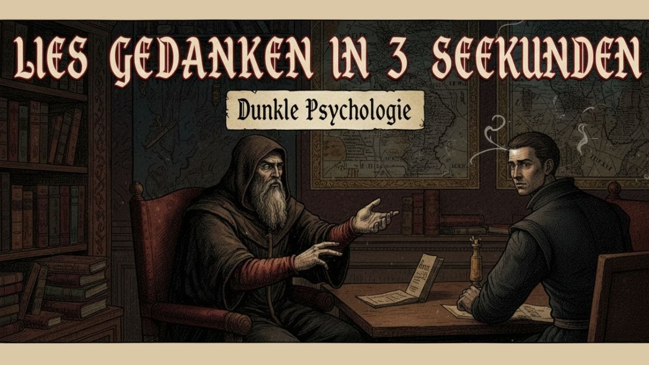 Lies Gedanken in 3 Sekunden: Dunkle Psychologie (Die verbotene Technik)