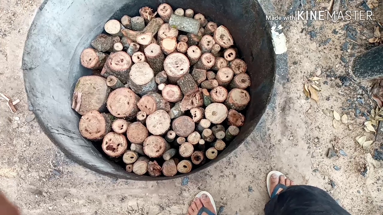 เตาเผาถ่าน ขนาด1.20×1 ได้5-7กระสอบ