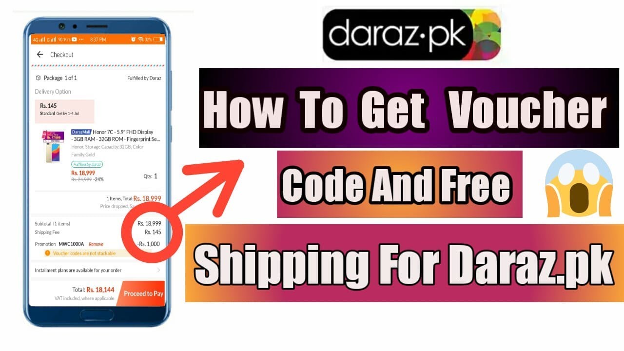 Daraz Free Voucher  Code  2022 New update 