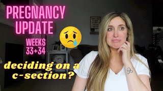 PREGNANCY UPDATE WEEKS 33 + 34! | INDUCTION DATE, DELIVERY METHOD, BABY SIZE
Making the decision between c-section and vaginal birth, babys growth and more!
Instagram: Anna.Pouch
Email: MidwestMomAC@gmail.com PREGNANCY UPDATE WEEKS 33 + 34! | INDUCTION DATE, DELIVERY METHOD, BABY SIZE