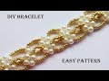 DIY elegant beaded bracelet 😍