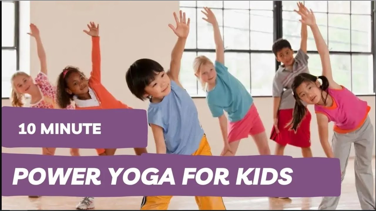 10 Minute Morning Power Yoga for Kids- Boost your energy (8+ Yrs Old) 