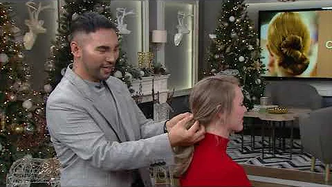Roger Medina shows us how to create a low chignon ...
